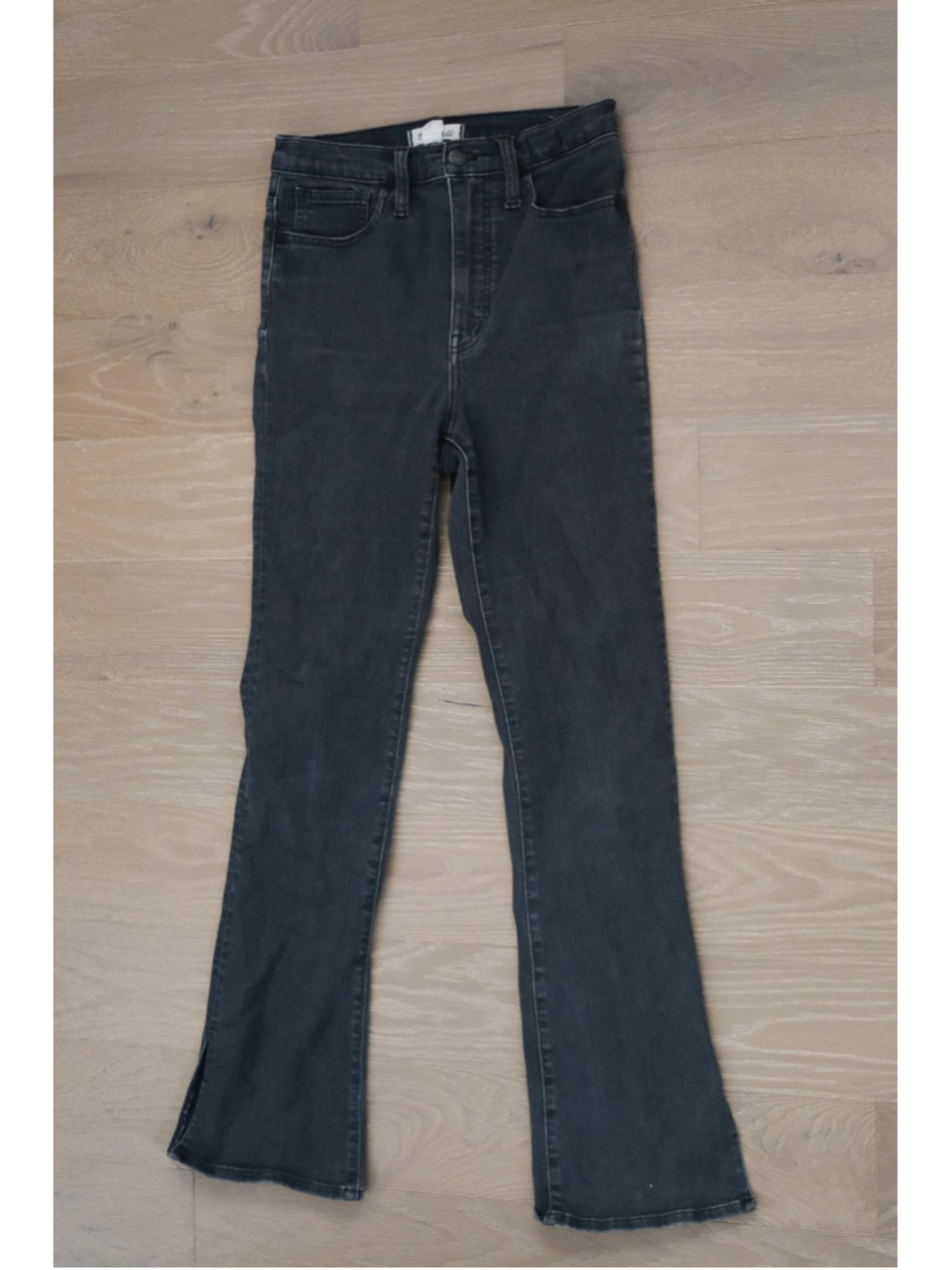 Madewell Roadtripper Skinny Flare Jeans Women’s Size 27 Black Wash